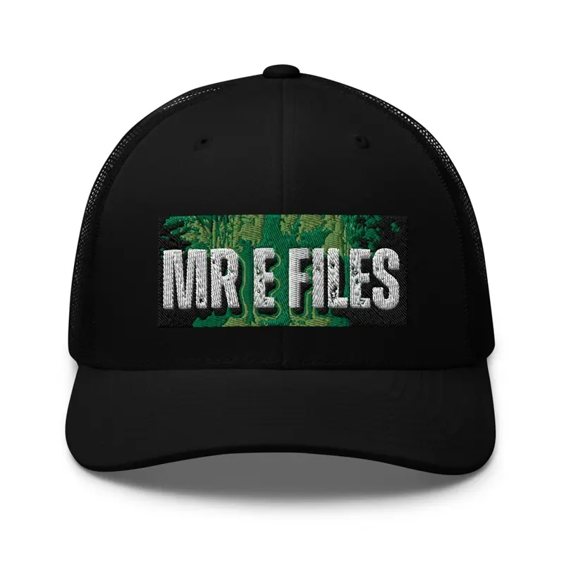 Green dad mystery files Trucker hat